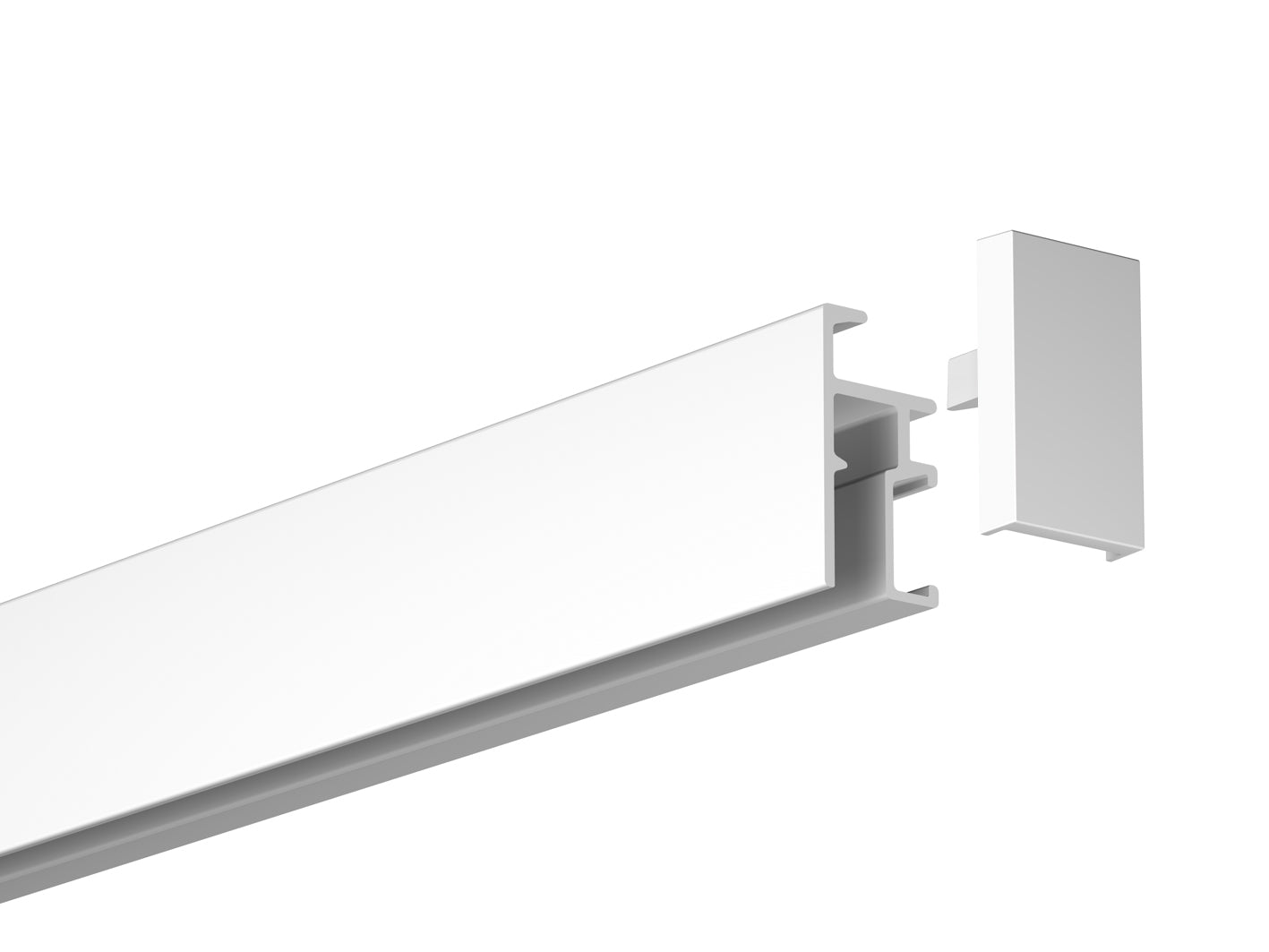 Pack of 4 end caps for Click+ Rail R20 Picture Rail - Artiteq Picture Rail Accessory