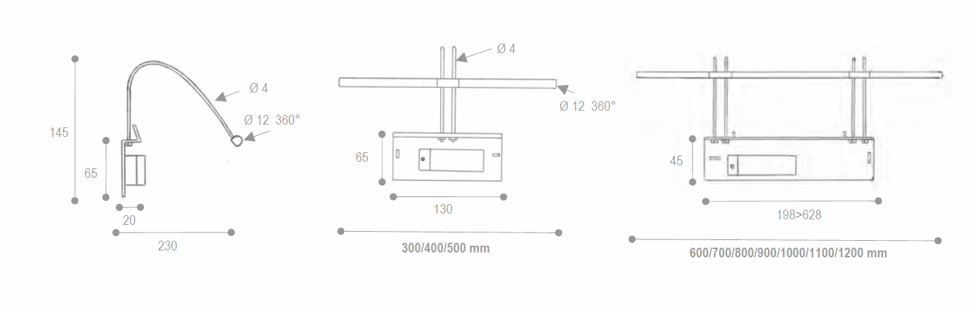 Quartz (Coat hidden by the painting) - Mauduit-Biard 5W LED painting light