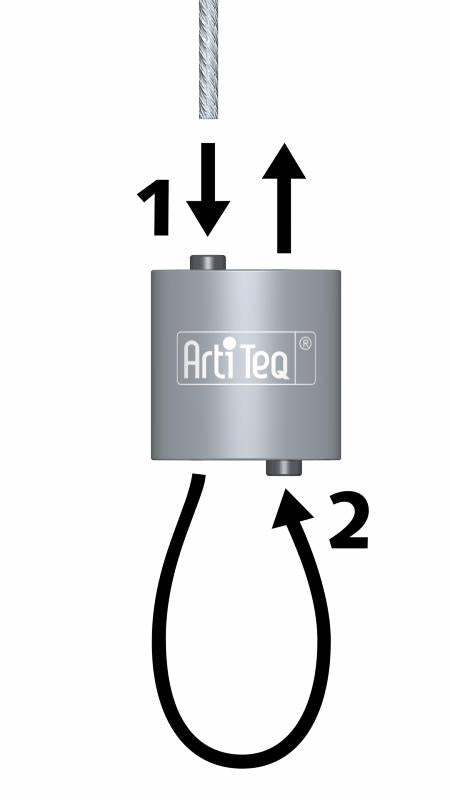 Pack de 4 crochets auto-bloquants Loop Hanger pour fils 1 mm - Artiteq