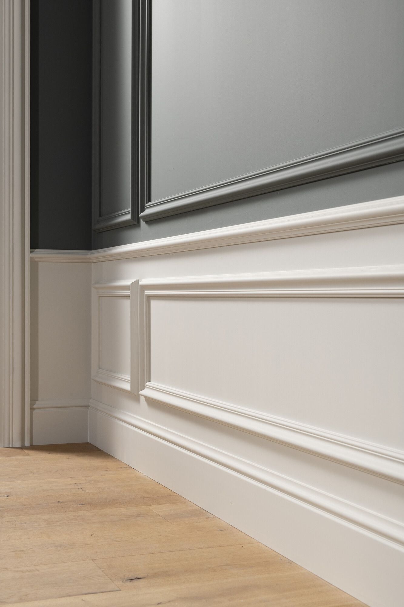 Kit de decoración Orac Heritage n.º 4 - Cornisa + riel para cuadros + marco + zócalo de más de 2 metros