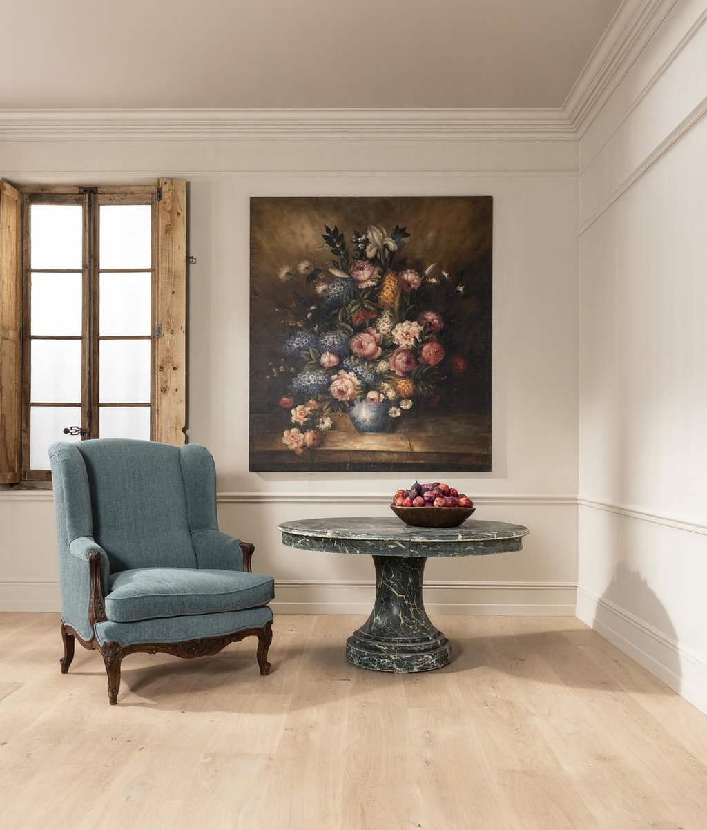 Kit Cimaise tableau DecoRail Artiteq 200 cm + corniche Orac Decor CX106 - 200 x 12 x 12 cm