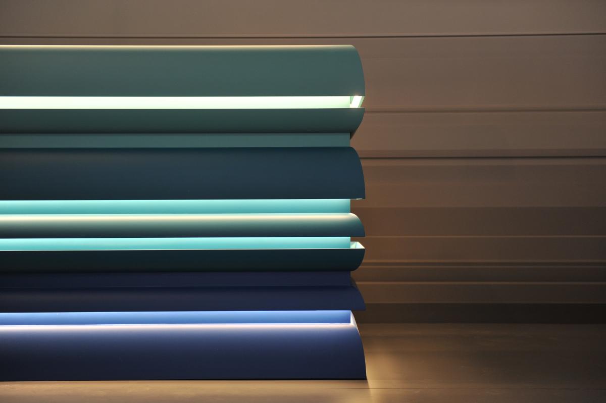C374 Corniche Eclairage Indirect Polyuréthane Orac Decor Luxxus Ulf Moritz - 18 x 5cm (h x p)