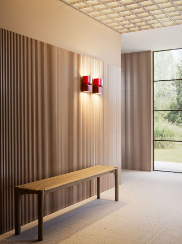 CX217-2600 Ledge profil rideau éclairage - 15,5x5x260cm (h x p x L) - moulure décorative polymère