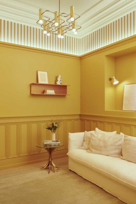 C328 BURLINGTON Corniche plafond Orac - 9x6,8x200cm (h x p x L) - moulure décorative polyuréthane