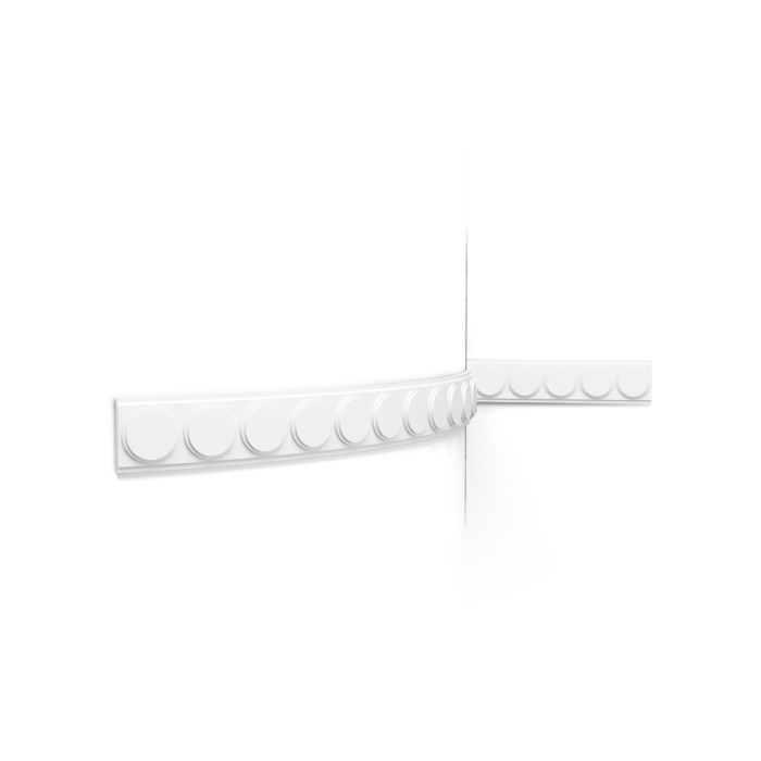 P9905F Flexible Cimaise murale Orac Decor - 6x1,2x200cm (h x p x L) - moulure décorative polyuréthane