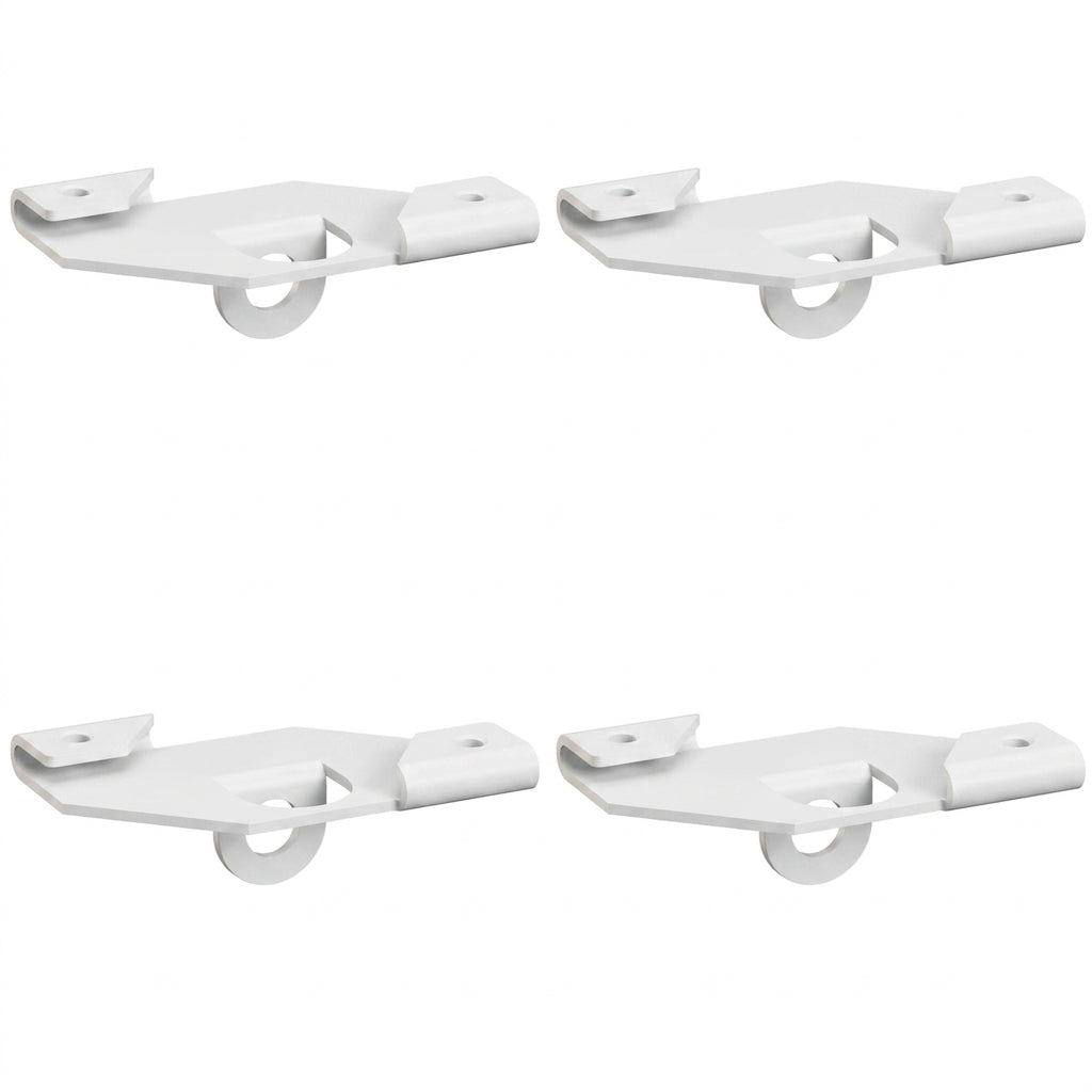 Pack of 4 24 mm false ceiling clips - steel cable suspension with loop