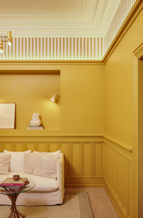 C328 BURLINGTON Corniche plafond Orac - 9x6,8x200cm (h x p x L) - moulure décorative polyuréthane