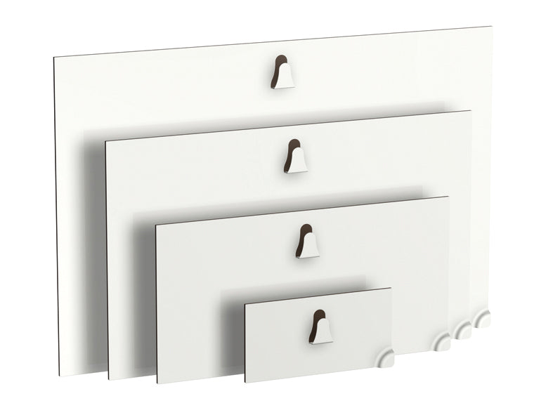 Plaque accrochage magnétique tableau pour cloison métallique - Artiteq