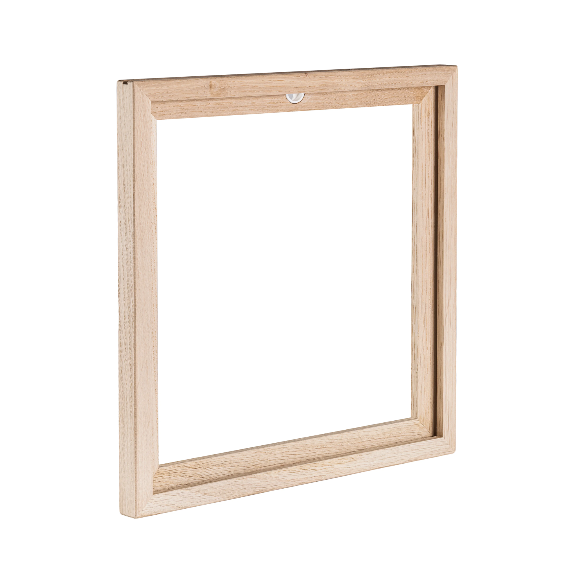 Marco porta discos de vinilo de madera natural: cuelga tus carátulas de vinilo en la pared