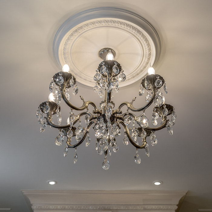 Rosetón de techo R77 Orac Decor ø 62cm - moldura decorativa de poliuretano