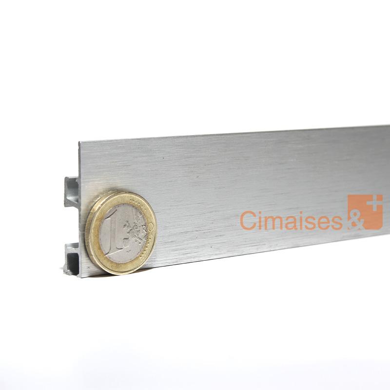 Cimaise Click Rail Pro + clips de fixation + vis & chevilles multimatériaux - Cimaise Tableau Artiteq