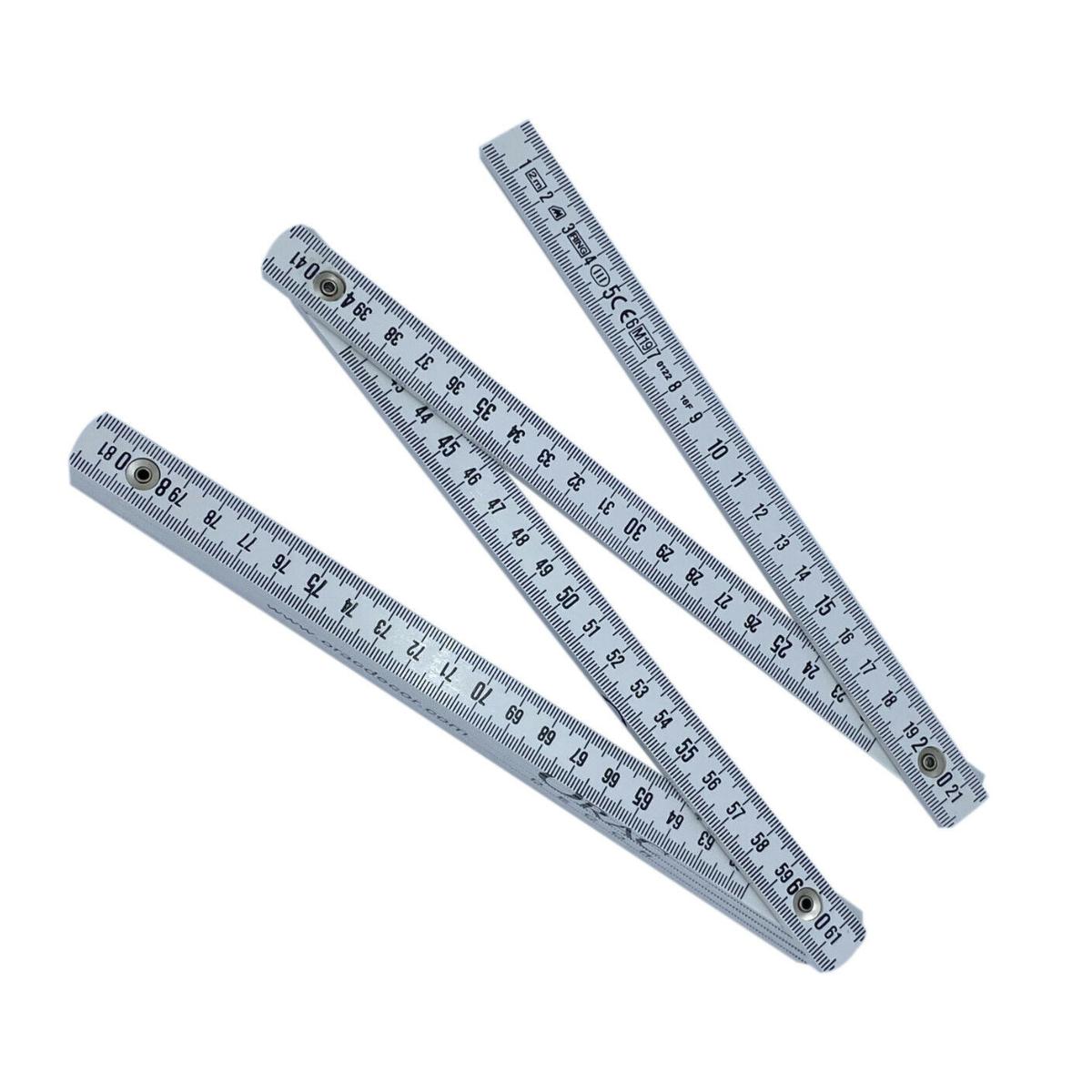 A38 - Règle pliante professionnelle - 2 mètres - Orac Decor