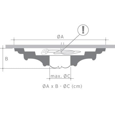 R14 Rosace de plafond Orac Decor ø 33.5cm - moulure décorative polyuréthane