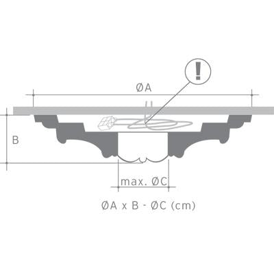 Rosetón de techo R24 Orac Decor ø 79 cm - moldura decorativa de poliuretano