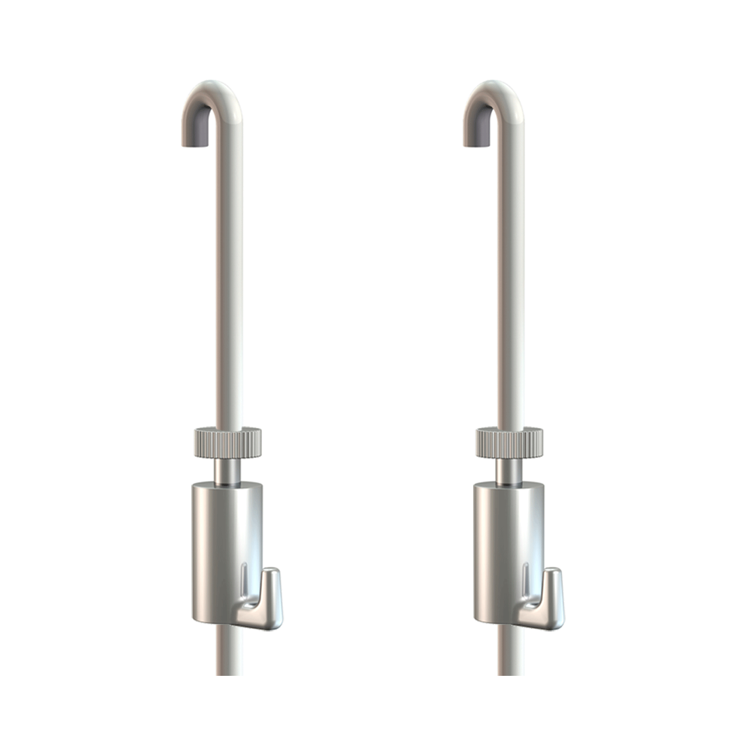 Set de Suspension Accrochage tableau tiges 100 cm en U 2mm & crochets 15kgs Artiteq