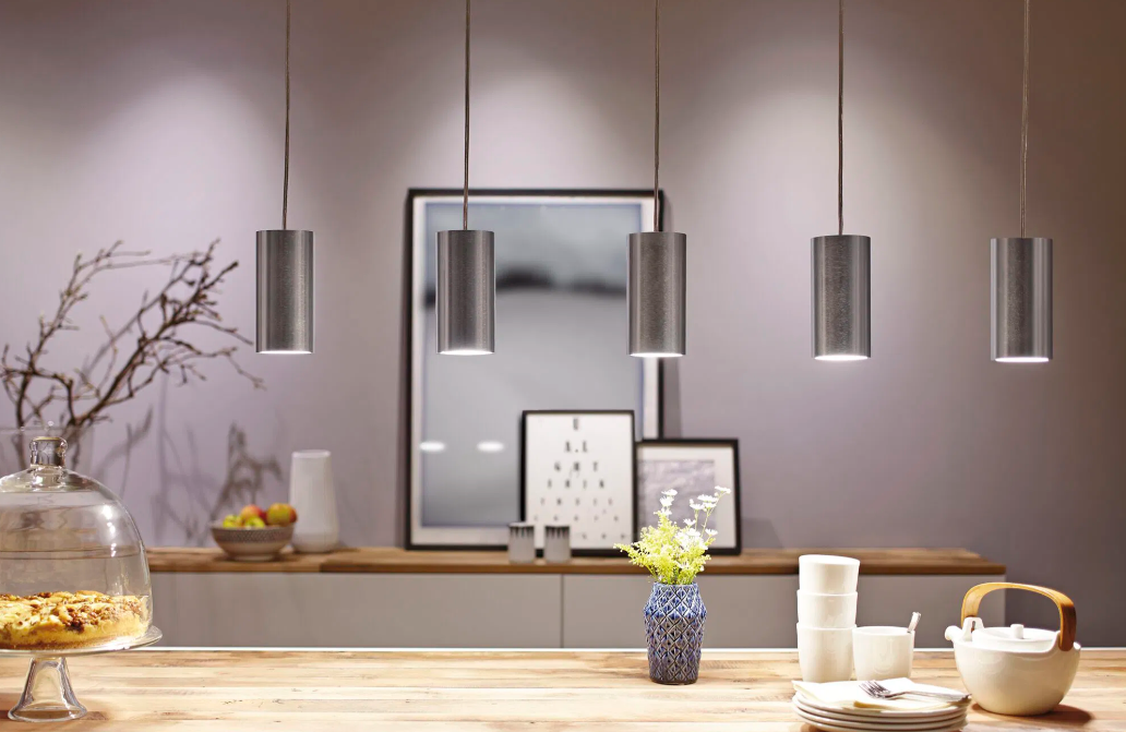 Lámpara colgante Paulmann Pendulum Barrel LED de 6 W - Iluminación de cuadros sobre riel de techo