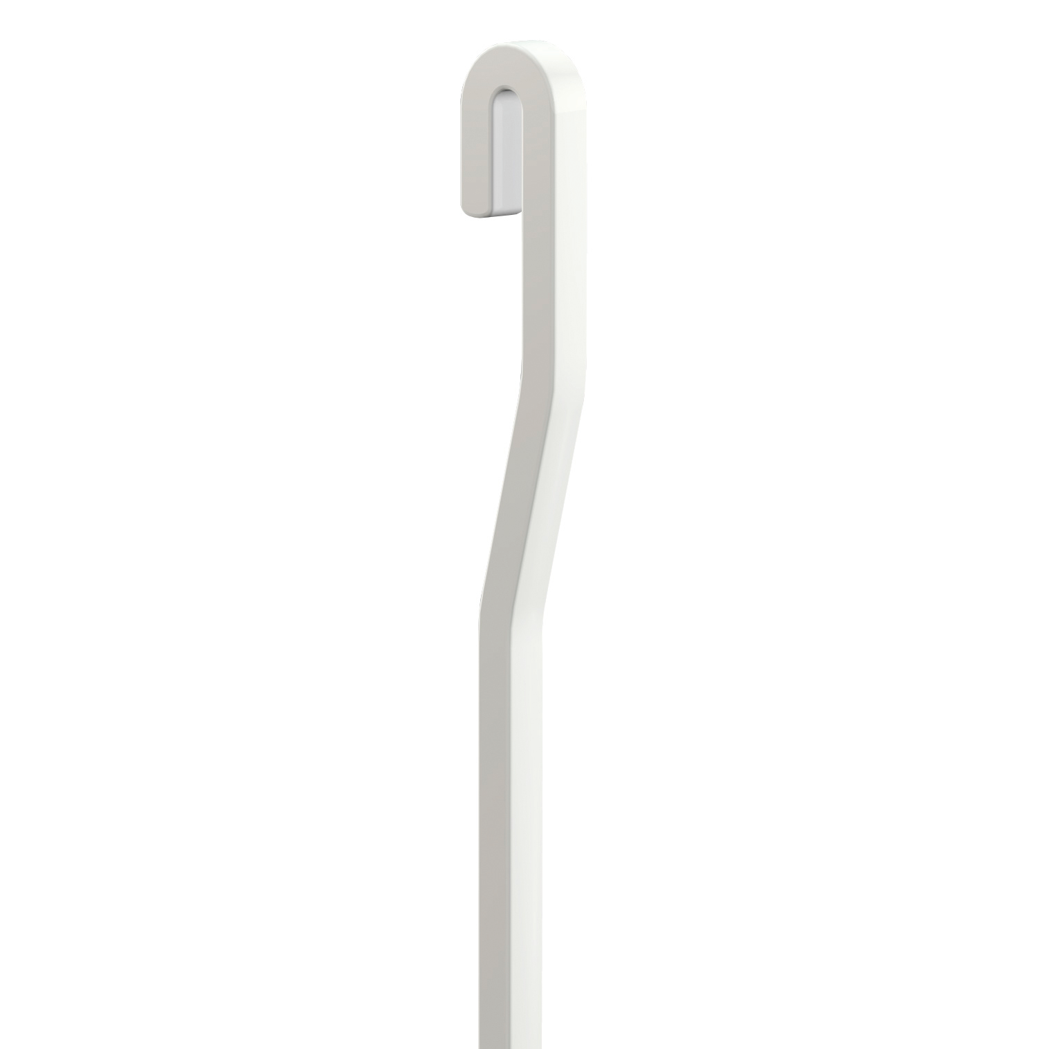 Tige Blanche en aluminium coudée 4 mm - Accessoire Cimaise Tableau