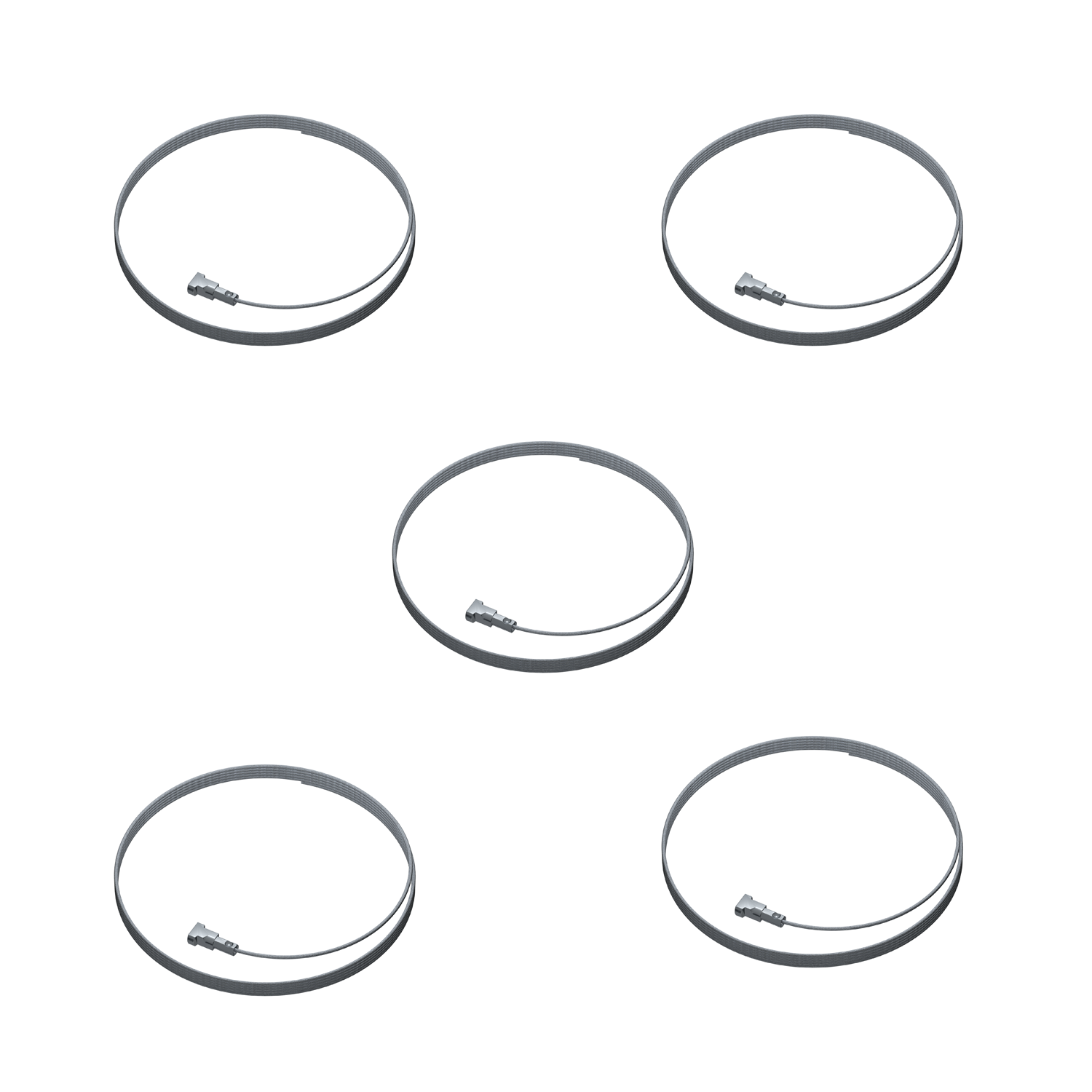 Cable de acero Micro Twister de 1 mm, negro, para riel de cuadros - Artiteq para colgar cuadros