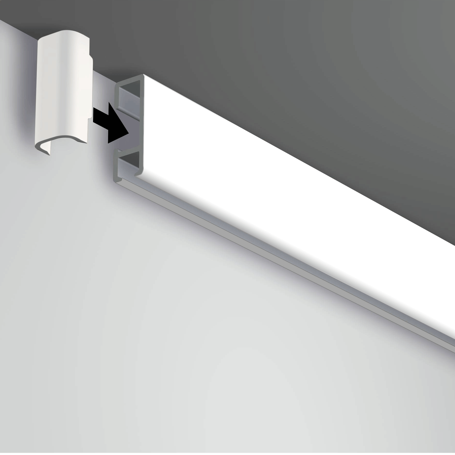 Pack 4 embouts d'arrêt Cimaise Click Rail - Accessoire Cimaise Artiteq