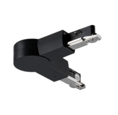 7 - Connecteur angle flexible Noir pour URail Paulmann - Eclairage Tableau sur Rail Plafond