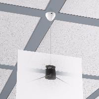 Kit Attache magnétique faux Plafond pour accrochage de tableaux sans cimaise