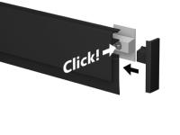 Rail d'affichage plexi Smart Pocket Artiteq