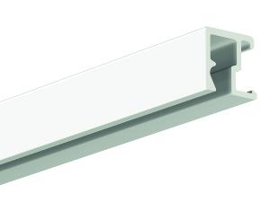 Cimaise Contour Rail Blanc 200 cm à visser/coller - Cimaise Tableau Artiteq