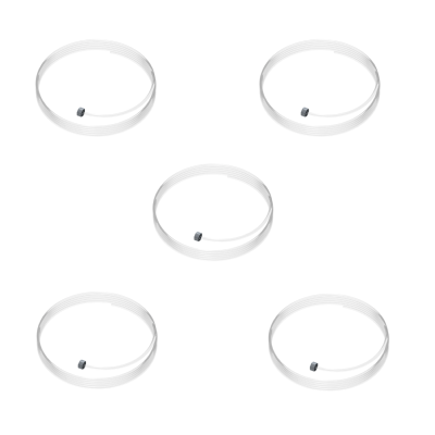 Pack 5 fils perlon transparents à cylindre 2 mm - 150 cm - Accrochage Tableau Artiteq