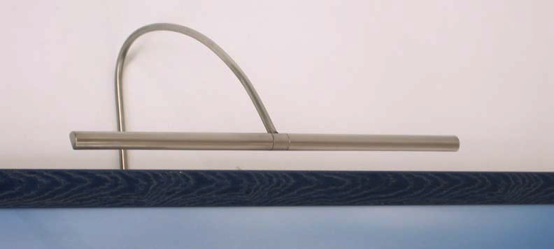 Eclairage Tableau Sans Fil Jade Nickel brillant L.20cm par Atelier  Mauduit-Biard