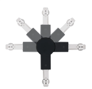 7 - Connecteur angle flexible noir pour URail Paulmann - Eclairage Tableau sur Rail Plafond