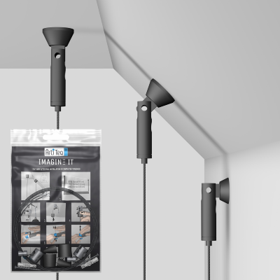 Imagine-It Rail - Kit d'installation à tendre entre le plafond et le sol x1