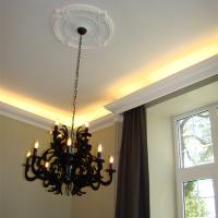 C900 Corniche plafond pour éclairage indirect Orac Decor - 17x14,5x200cm (h x p x L)  - moulure décorative polyuréthane