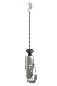 Câble acier Twister Lock 200 cm - 2,5 mm R70 Newly - Cimaise tableau Museum Line Newly