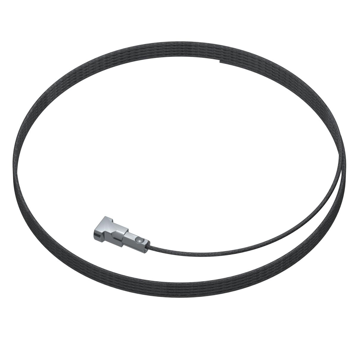 Câble acier noir twister pour cimaise Artiteq - suspension invisible de  tableau