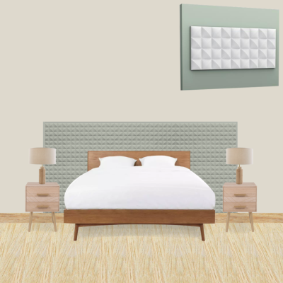 Kit tête de lit DIY Panneaux muraux W113 COBBLE Orac Decor - Revêtement mural