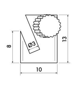 Pack de 5 crochets tableau réglables à vis 5 kg 2 mm - Accessoire Cimaise Artiteq