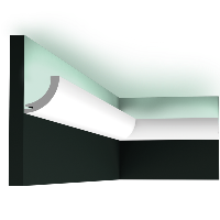 Echantillon C362 Corniche plafond pour éclairage indirect Orac Decor - 5x5x10cm (h x p x L) - moulure décorative polyuréthane