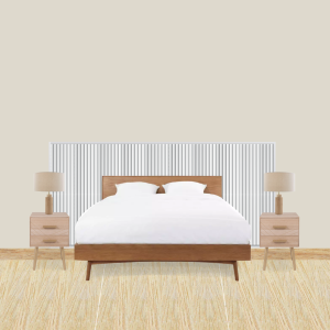 Kit tête de lit DIY avec des panneaux muraux WX204 RIPPLE Orac Decor - Revêtement