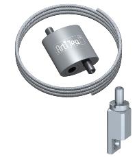 *HS*Loop Hanger + Câble acier 200 cm + accroche pour cadre - Artiteq
