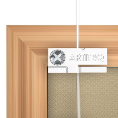 Pack de 2 redresseurs de cadre + vis - pour cimaise tableau Artiteq