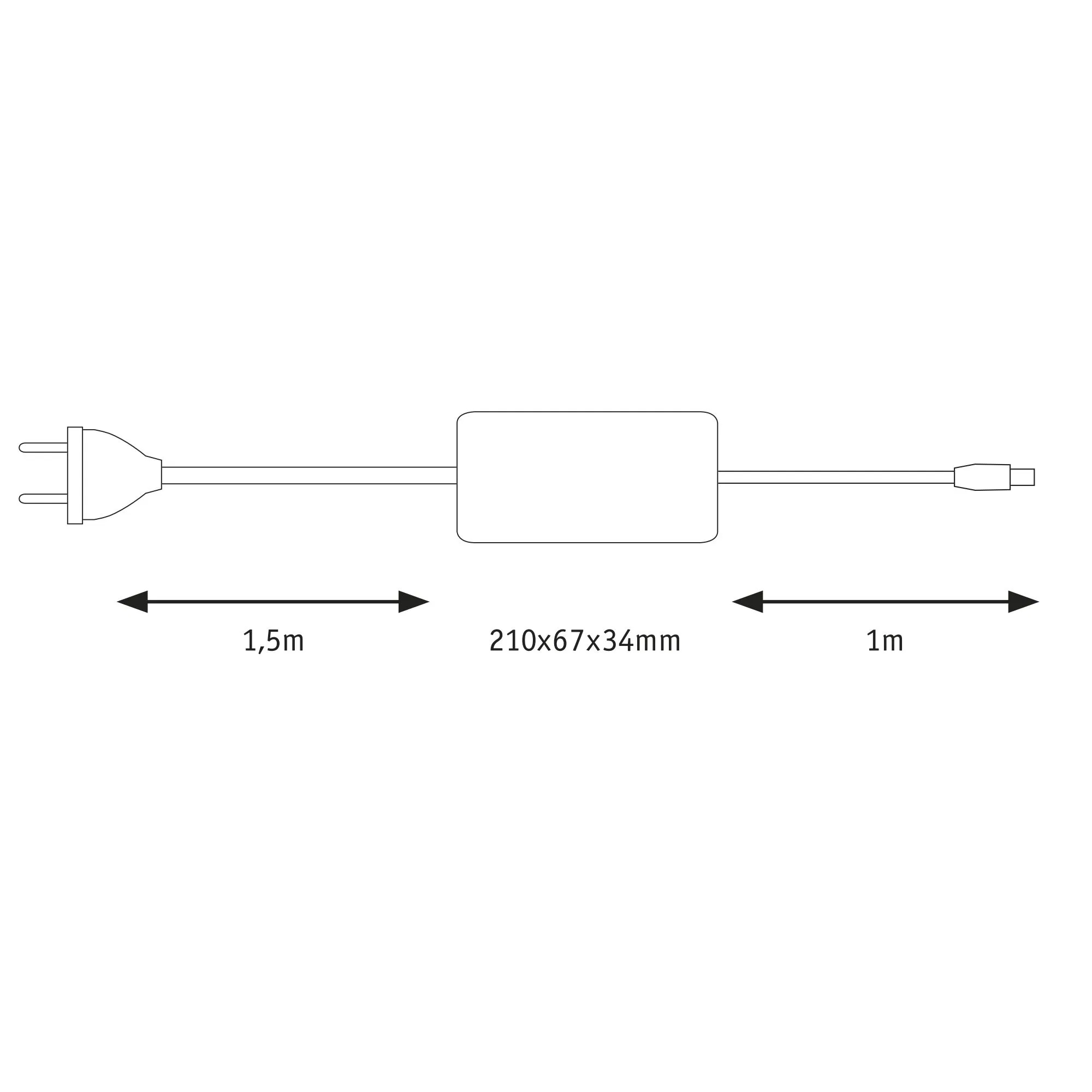 Transformador MaxLED 24V 150W