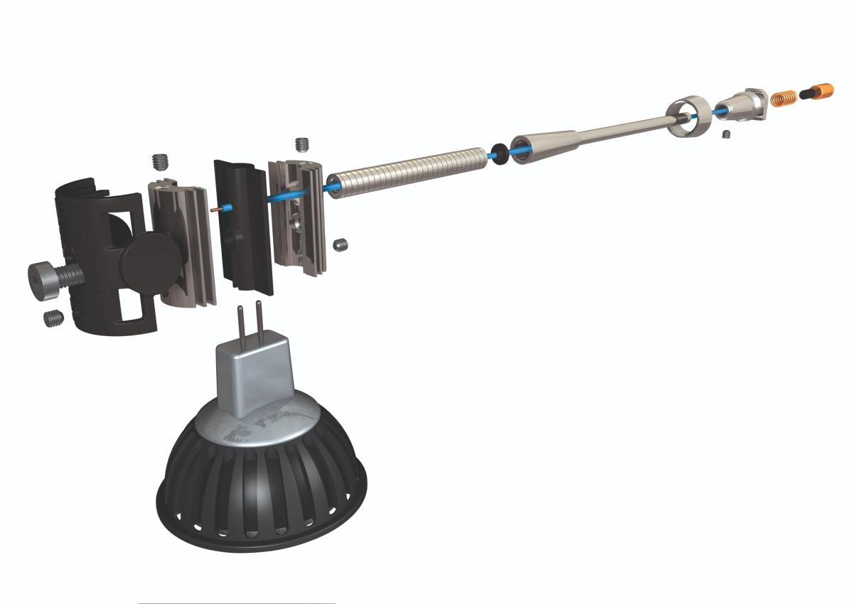 Armature pour ampoule - Accessoire Cimaise Artiteq