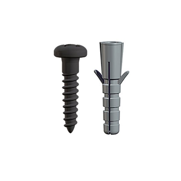 Pack de 16 jeux de fixations pour Cimaise Top Rail Noir - Fixation Cimaise Artiteq