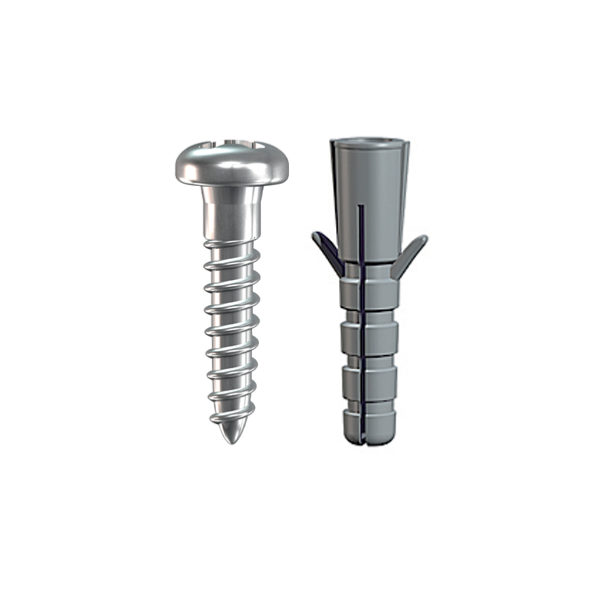 Pack de 16 jeux de fixations pour Cimaise Top Rail Gris - Fixation Cimaise Artiteq