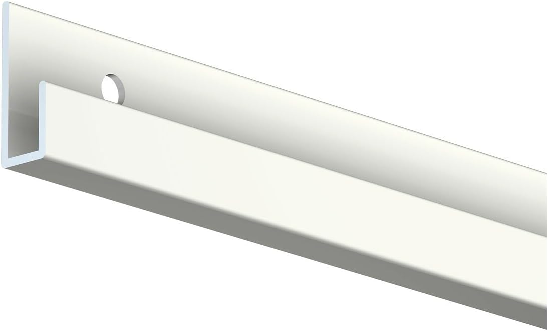 NUEVO Classic Rail J - Riel para cuadros Longitud 2 metros - Blanco - 0,7 cm