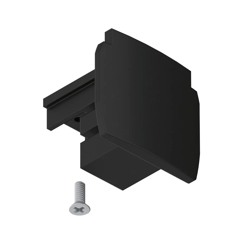 URail Connecteur Paquet de 2 Extrémités - Noir Paulmann