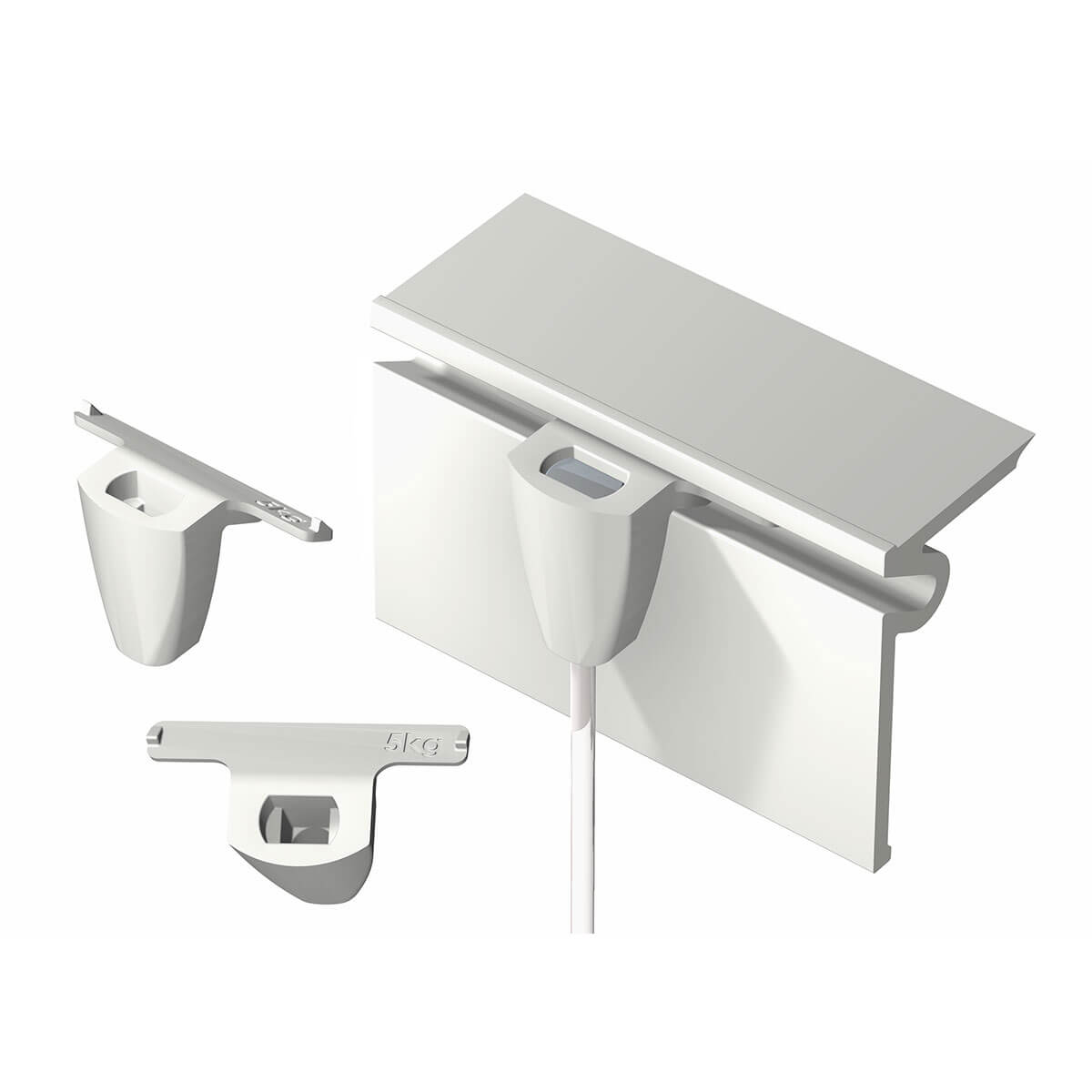 Pack of 10 exhibition hooks for Systemflex / Interflex partition walls