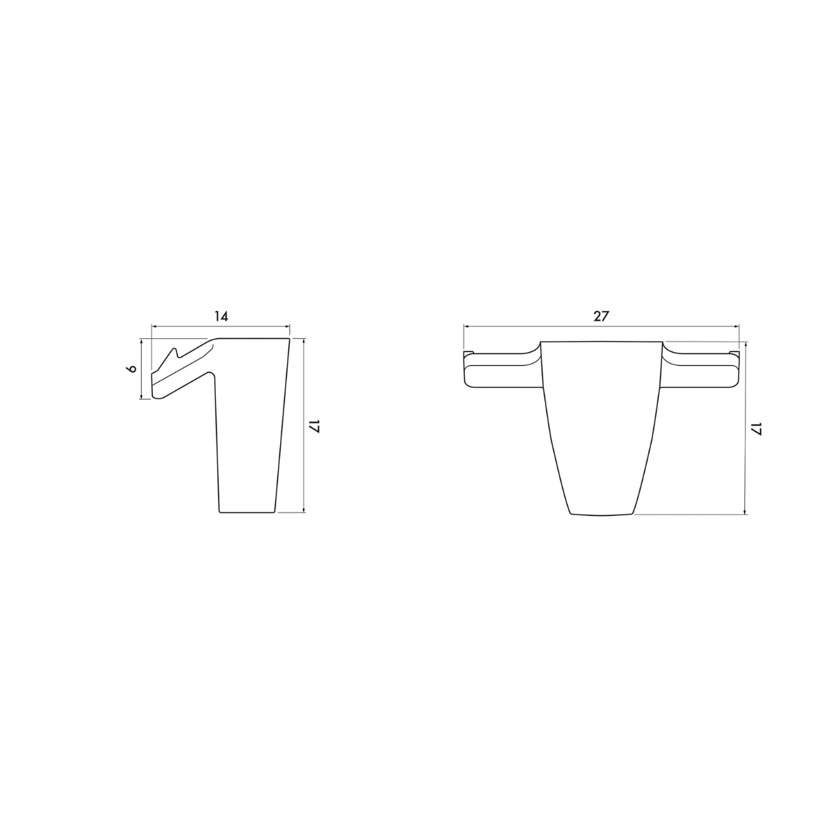 Pack of 10 exhibition hooks for Systemflex / Interflex partition walls