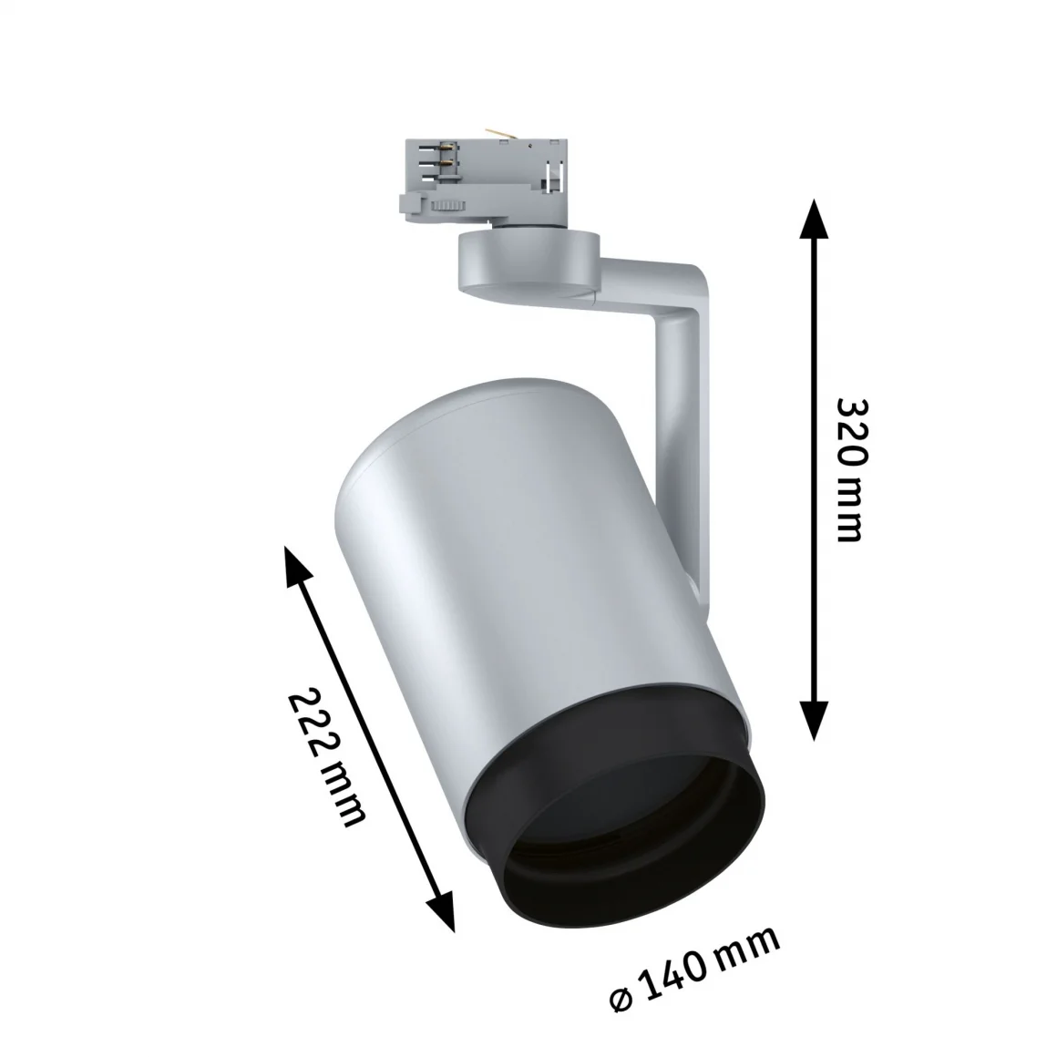 Foco Asthene para riel de iluminación ProRail3 - máx. 50 W E27 - Paulmann - Iluminación de techo