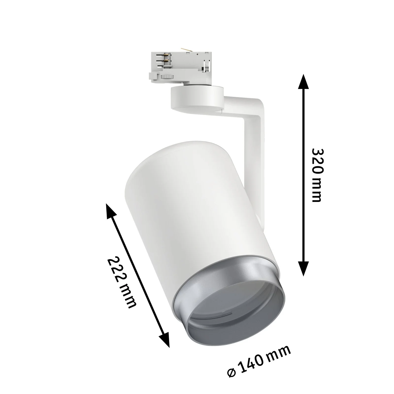 Foco Asthene para riel de iluminación ProRail3 - máx. 50 W E27 - Paulmann - Iluminación de techo